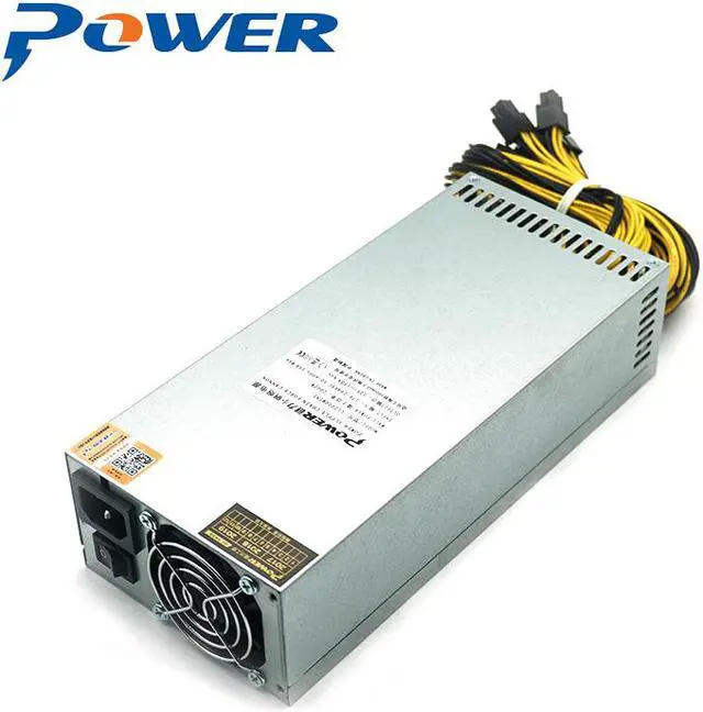 Main image of Power Supply 2000W Antminer ASIC Bitcion Miner Power Supply 2000W 2U Single-channel wind cool sound power supply desktop computer chassis server voltage stabilizer