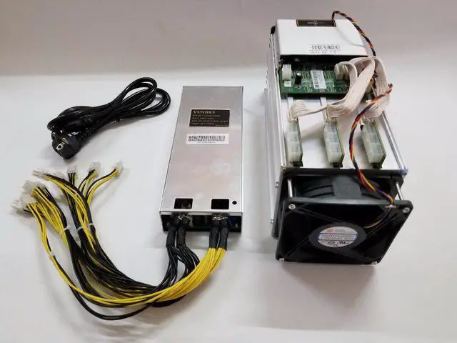 Alt view image 2 of 7 - Bitmain AntMiner S9 13.5th SHA256 Algorithm 16nm ASIC mining machine Bitcoin BCH Miner with PSU Power Supply 1323w Power Consumption Better Than WhatsMiner M3 M10