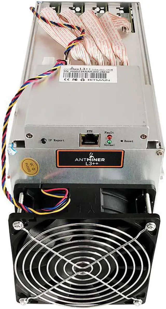 Alt view image 4 of 7 - Bitmain ANTMINER L3++ ASIC Miner Scrypt Litecoin 580MH/s LTC Come with Doge Coin Mining Machine with New PSU Blockchain Miners Better Than ANTMINER L3 L3+ S9 S9J