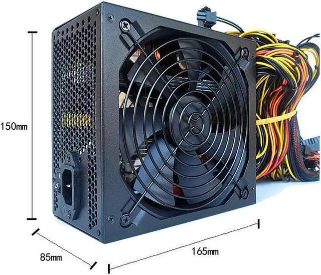 Alt view image 7 of 7 - Excellent PC Power Supply For 8-card Chassis 1800W 2000W Server Power Supply