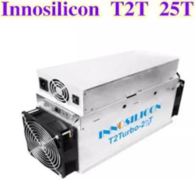Alt view image 6 of 7 - Innosilicon T2T 25Th/s with SHA-256 Aisc Miner T2 Turbo bitcoin BTC Mining machine with psu Better Than Antminer S9 z9 b7