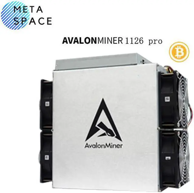Main image of Canaan Avalon 1126 60T Asic Miner SHA256 Bitcoin BCH BTC miner Crypto Mining Machine A1126 68TH/s ASIC Miner with power supply better than A1066 1066 pro