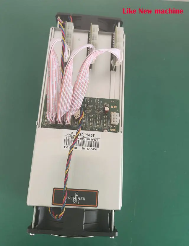 Alt view image 6 of 7 - New Arrival ANTMINER S9 14TH/s Miner Machine with 2 Units Power Supply CAN Support Work on 110V 220V Bitcoin Miner BTC BCH Mining Machine Better BITMAIN ANTMINER S9J L3+ L7 D7 A11 S19
