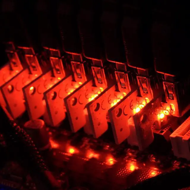 Alt view image 7 of 7 - 6Pcs Newest Riser VER012 MAX USB 3.0 PCI-E Riser VER 012 MAX Express 1X 16x Extender GPU Riser Adapter Card LED Work Indicator