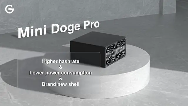 Alt view image 2 of 6 - New Goldshell Mini Doge Pro LTC & Doge Miner With Power Supply 205MH/s 220W Super Slience Home Mining machine