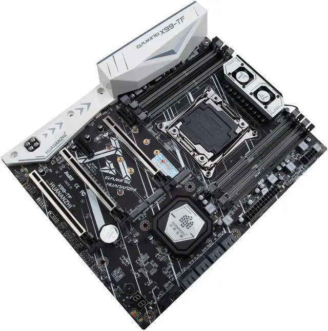 Alt view image 3 of 7 - HUANANZHI X99 TF X99 Motherboard with Intel XEON E5 2678 V3 with 4*8G DDR3 RECC memory combo kit set SATA 3.0 USB 3.0