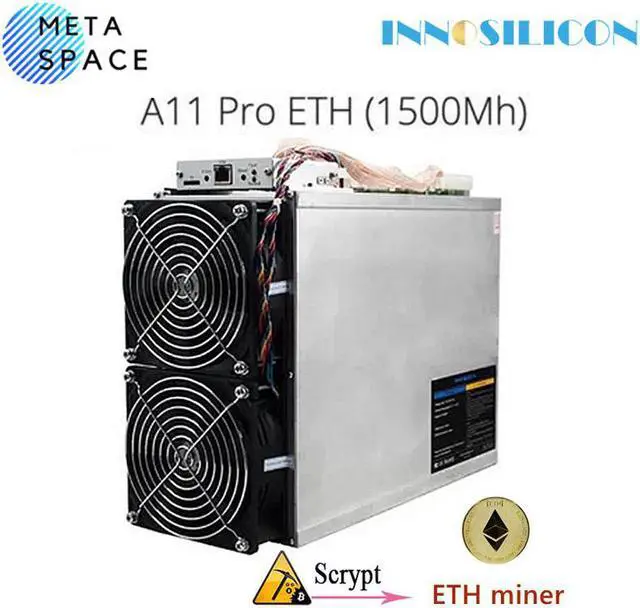 Main image of Innosilicon A11 Pro ETH (1500Mh) Eth Machine Master Returns Highest from Innosilicon mining EtHash algorithm with a maximum hashrate of 1.5Gh/s for a power consumption of 2350W