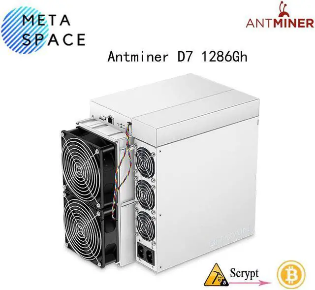 Alt view image 2 of 7 - Bitmain Antminer D7 (1286Gh) Mining Dash Coin ASIC Miner Included PSU Original With A Maximum Hashrate of 1.286Th/s 3148W