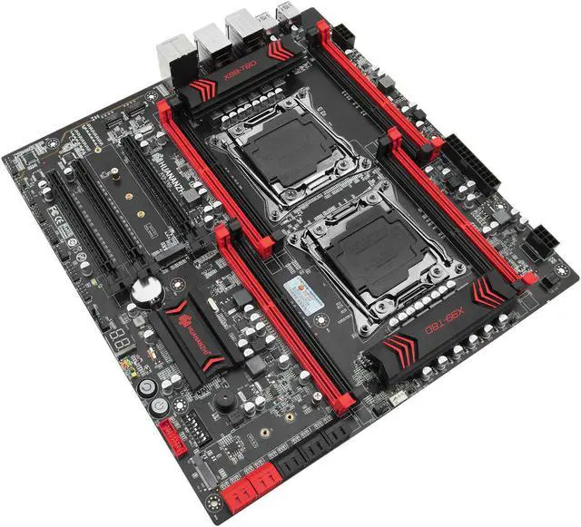 Alt view image 4 of 5 - HUANANZHI X99 T8D X99 Motherboard Intel Dual with Intel XEON E5 2696 V3*2 combo kit set support DDR3 ECC M.2 NVME NGFF USB3.0