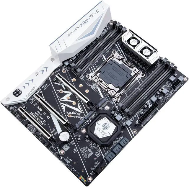 Alt view image 5 of 7 - HUANANZHI X99 TF Q X99 Motherboard Intel with XEON E5 2666 V3 MOS FAN DDR3 DDR4 RECC memory combo kit set NVME SATA 3.0 USB3.0