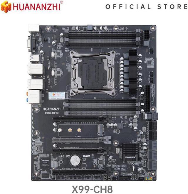 HUANANZHI X99 CH8 X99 Motherboard Intel XEON E5 LGA2011-3 All Series DDR4  RECC NON-ECC memory NVME USB3.0 ATX Server workstation
