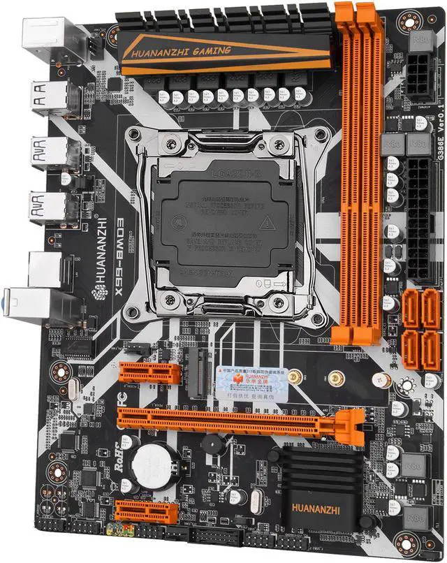 Alt view image 3 of 5 - HUANANZHI X99 8MD3 X99 Motherboard Intel XEON E5 X99 LGA2011-3 All Series DDR3 RECC NON-ECC memory NVME USB3.0 ATX