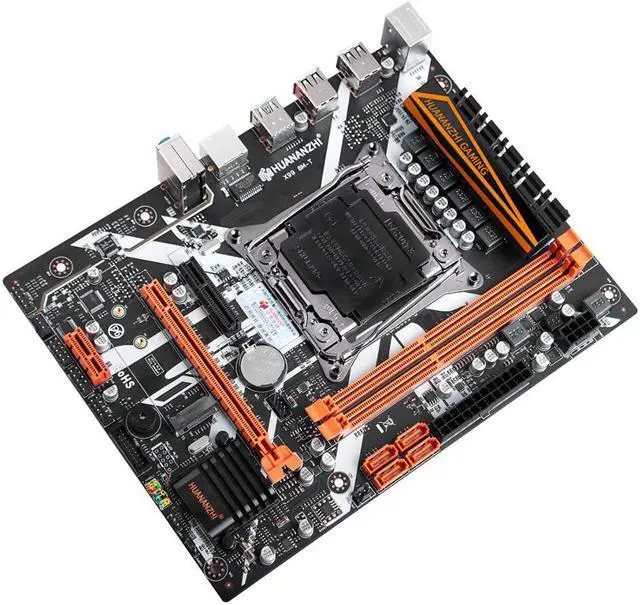 Alt view image 4 of 6 - HUANANZHI X99 8M T X99 Motherboard with Intel XEON E5 2666 V3 with 2*16G DDR3 RECC memory combo kit set NVME USB3.0 ATX Server