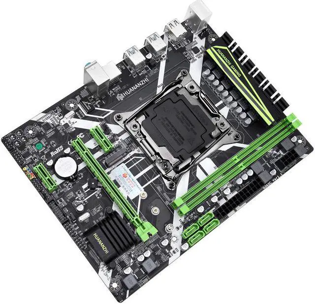 Alt view image 5 of 7 - HUANANZHI X99 8M D4 X99 Motherboard with Intel XEON E5 2666 V3 with 2*16G DDR4 RECC memory combo kit set NVME USB3.0 ATX Server