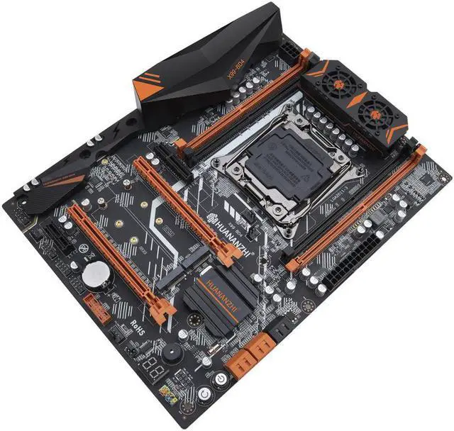 Alt view image 3 of 5 - HUANANZHI X99 BD4 X99 Motherboard with Intel XEON E5 2666 v3 LGA2011-3 DDR4 RECC/NON memory combo kit set NVME NGFF SATA USB 3.0