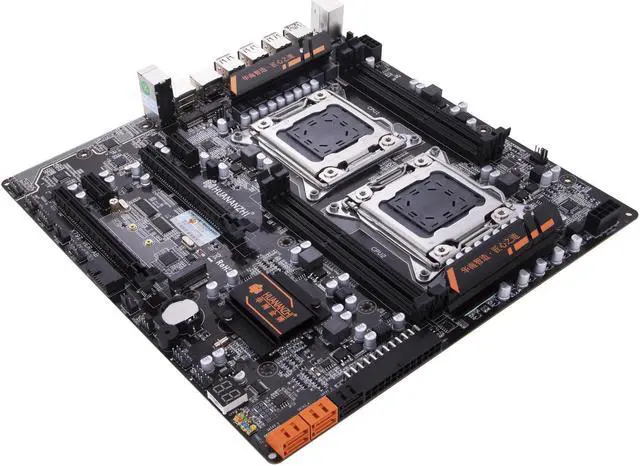 Alt view image 4 of 5 - HUANANZHI X79 4D Dual CPU X79 Motherboard For Intel X79 LGA 2011 E5 DDR3 1333 1600 1866MHz 128GB PCI-E SATA3 USB3.0 E-ATX