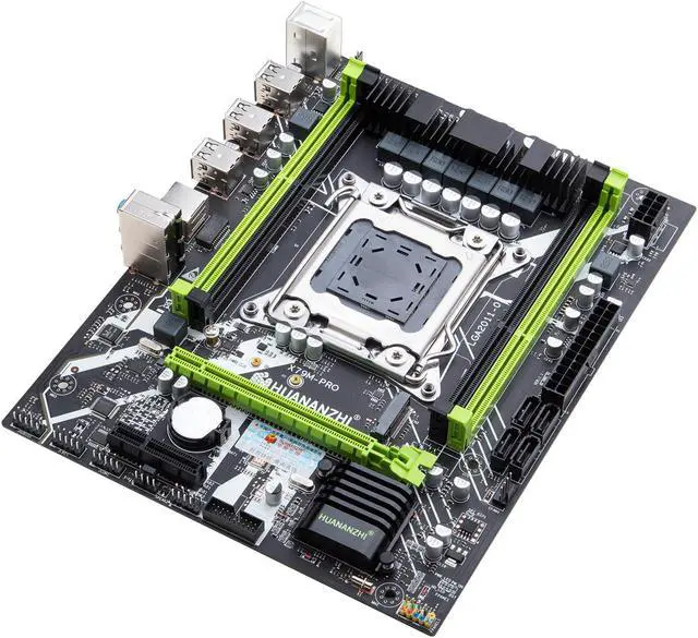 Alt view image 3 of 7 - HUANANZHI X79 M PRO Motherboard Intel XEON E5 LGA2011 All Series DDR3 RECC NON-ECC memory NVME USB3.0 processor C2/V1/V2