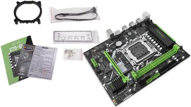 Alt view image 7 of 7 - HUANANZHI X79 6M Motherboard Intel XEON E5 LGA2011 All Series DDR3 RECC NON-ECC memory NVME USB3.0 processor C2/V1/V2
