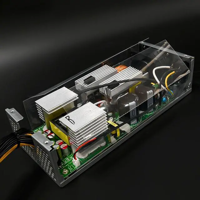 Alt view image 2 of 5 - Power Supply 2U 1800W Full voltage 110V-264V Miner PSU 6PIN Compatible with Antminer Z15 Z11 Z11J Antminer S9J S9i S9 Innosilicon A10pro  Computing power 12V For ASIC Miner chassis computer server PSU