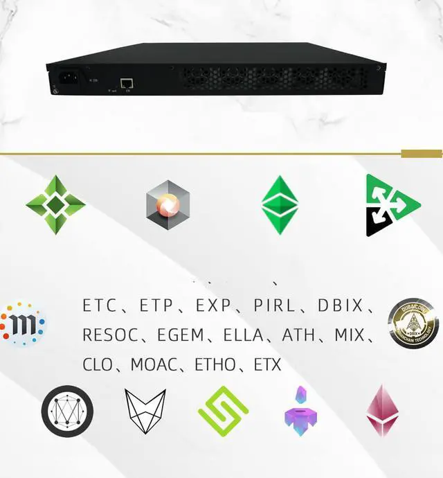 Alt view image 5 of 7 - Jasminer X4 1U Server ETC Asic Miner Hashrate of  520MH/s with Lowest Consumption 240W Ethereum Miner Supply and Guaranty by ELEC SPACE
