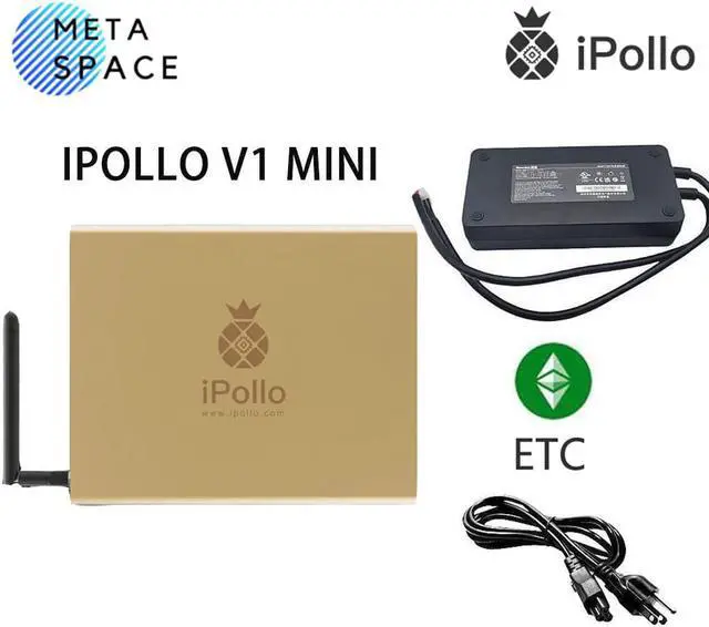 Alt view image 7 of 7 - iPollo V1 Mini ETC Miner 320MH/s±10% Hashrate 240W Low Consumption  Miner ETC Machine With PSU Ipollo V1 ETC Asic Miner Good for Home Mining