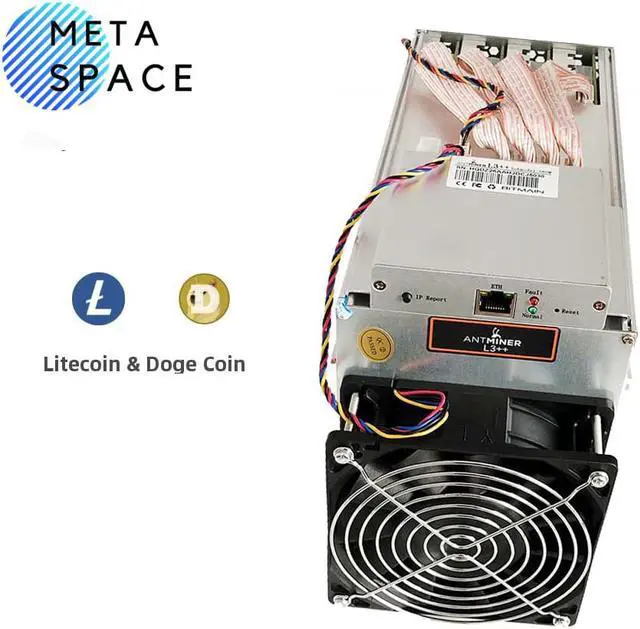 Alt view image 2 of 7 - Bitmain ANTMINER L3++ ASIC Miner Scrypt Litecoin 580MH/s LTC Come with Doge Coin Mining Machine with New PSU Blockchain Miners Better Than ANTMINER L3 L3+ S9 S9J