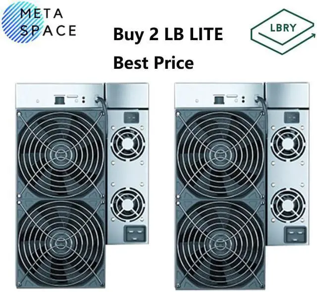 Main image of 2PCS New Gold shell LB-Lite Miner Hashrate 1620GH/S(±5%) New LBC Mining Machine Computer Server LBRY Coin Miner Asic Miner LB LITE 1620GH 1450W Noise 55dB Good For Home Mining