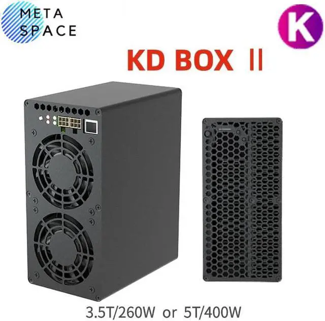 Alt view image 2 of 6 - New Release Gold-shell KD Box II  KD Box 2 KDA Miner 5T/400W or 3.5T/260W Mining Kadena Algorithm kd box 2 ASIC Miner Good For Home Mining Low Noise Better Than KD Box Pro