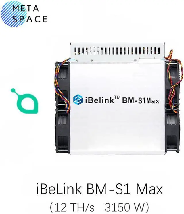 Main image of Hot Selling New Release iBeLink BM-S1 Max 12Th/s 2250W Siacoin Miner Blake2B SC Coin Miner Asic Miner With Power Supply Included