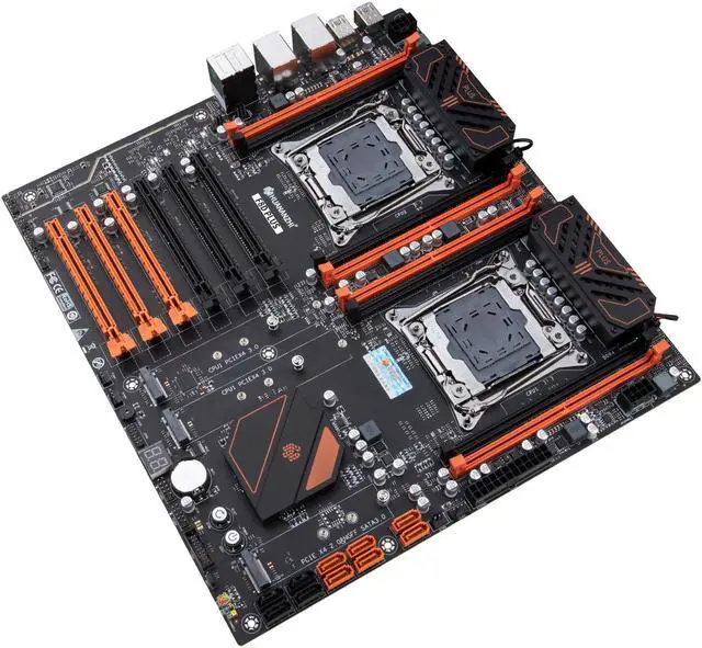 Alt view image 5 of 6 - HUANANZHI X99 F8D PLUS LGA 2011-3 XEON X99 Motherboard with Intel E5 2682 V4*2 with 4*32G DDR4 RECC memory combo kit set