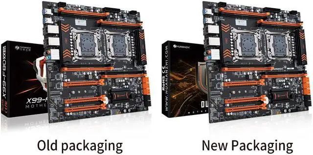 Alt view image 2 of 6 - HUANANZHI X99 F8D LGA 2011-3 XEON X99 Motherboard with Intel E5 2680 V3*2 with 4*32GB DDR4 RECC Memory combo kit NVME