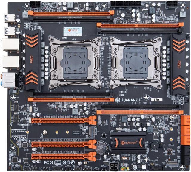 Alt view image 3 of 6 - HUANANZHI X99 F8D LGA 2011-3 XEON X99 Motherboard with Intel E5 2696 V3*2 with 4*16GB DDR4 RECC memory combo kit NVME USB