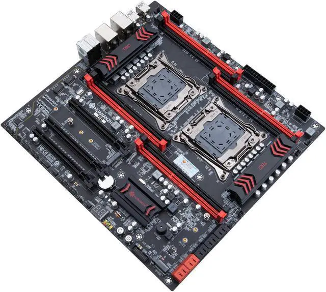 Alt view image 4 of 6 - HUANANZHI X99 T8D LGA 2011-3 XEON X99 Motherboard with Intel E5 2673 V3*2 with 4*8G DDR3 RECC memory combo kit set NVME