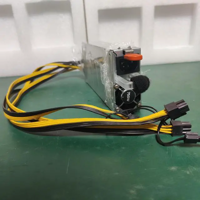 Alt view image 4 of 7 - For Gold shell Power Supply 750W PSU Compatible with Mining Machine Gold shell KD BOX/kd box pro/CK BOX/ST BOX/MINI DOGE/LB BOX/HS BOX (CAN Support TWO units miner Machine Box)12V server mining PSU