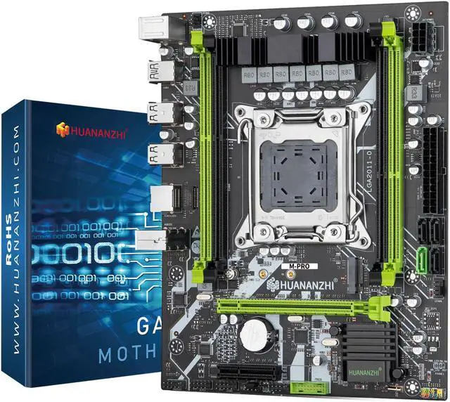 Alt view image 4 of 6 - HUANANZHI X79 M PRO LGA 2011 XEON X79 Motherboard with Intel E5 2650 V2 with 4*8GB DDR3 RECC memory combo kit set NVME USB