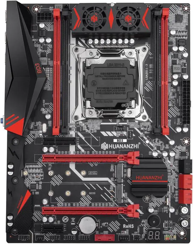 Alt view image 3 of 6 - HUANANZHI X99 BD3 LGA 2011-3 XEON X99 Motherboard suppor Intel E5 2696 2678 2676 2673 2666 V3 DDR3 RECC128GB M.2 PCI-E NVME NGFF