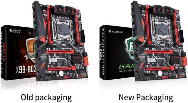 Alt view image 2 of 6 - HUANANZHI X99 BD3 LGA 2011-3 XEON X99 Motherboard with Intel E5 2666 V3 with 8G*4 DDR3 RECC memory combo kit set NVME