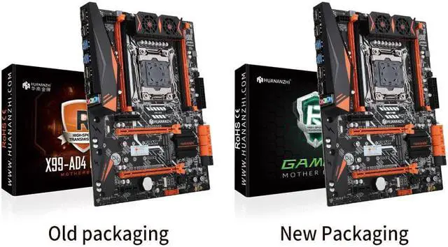 Alt view image 5 of 7 - HUANANZHI X99 AD4 V2.0 X99 Motherboard with Intel XEON E5 LGA 2011-3 All Series DDR4 RECC128GB M.2 PCI-E NVME NGFF ATX Server Mainboard