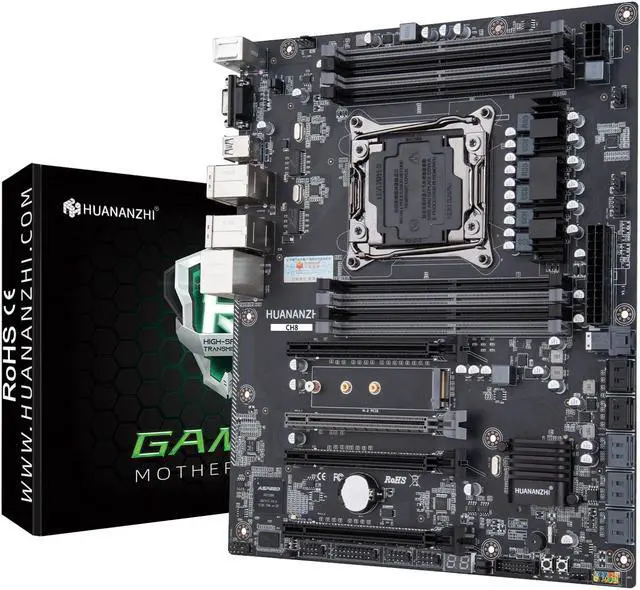 Alt view image 2 of 4 - HUANANZHI X99 CH8 LGA 2011-3 XEON X99 Motherboard support Intel E5 2640 2666 2670 2696 2678 V3 V4 DDR4 RECC NON-ECC memory NVME