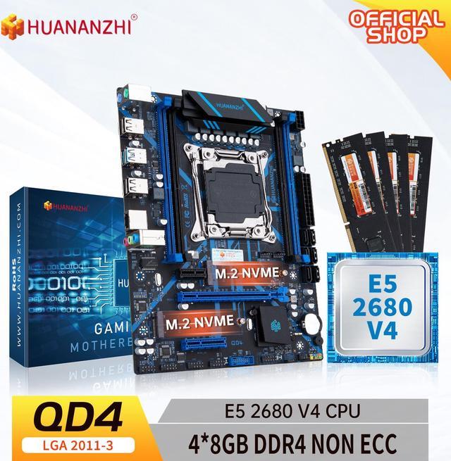 HUANANZHI X99 QD4 LGA 2011-3 XEON X99 Motherboard with Intel E5