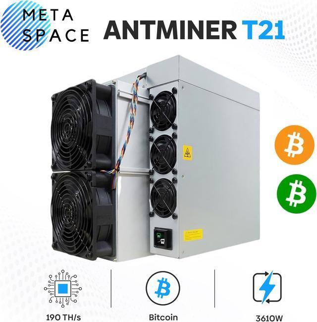 Main image of New Release Bitmain Antminer T21 190Th/s 3610W Bitcoin Miner BTC Miner T21 190T ASIC Miner BTC Mining Better Than Antminer T19 S19K pro S19XP Whatsminer M50