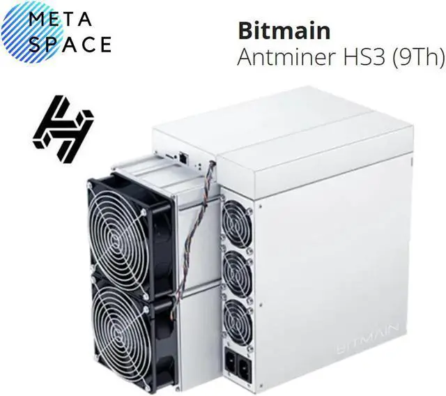 Main image of New Bitmain Antminer HS3 9Th/S 2079W Handshake Algorithm Asic Miner HNS Mining Machine With Power Supply HNS Miner Better Than Goldshell HS Lite Goldshell HS6 SE