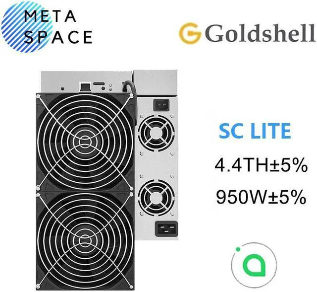 Main image of New Gold-shell SC Lite 4.4T 950W Siacoin Miner SC Miner Blake2B-Sia algorithm Crypto Asic Miner Gold-shell Lite Miner Sia Miner