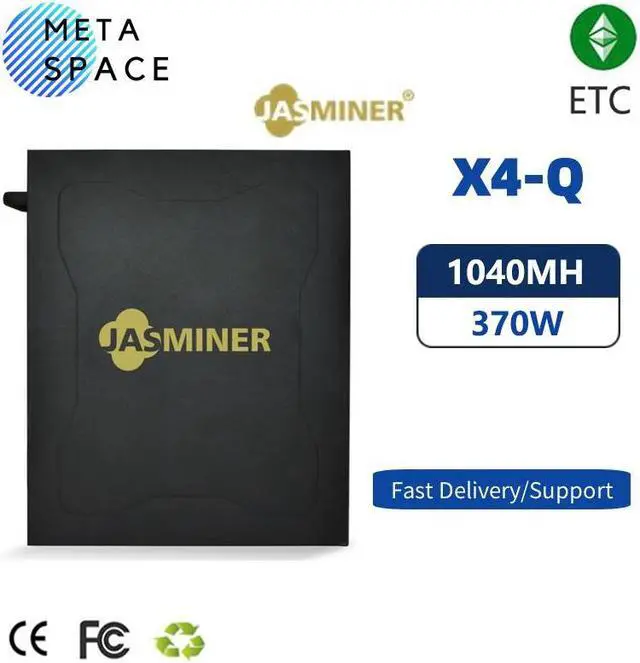 Main image of Jasminer X4-Q 1040MH/s Miner Mute Server 370W Low Power Consumption ETC Miner Jasminer ETC Mining Jasminer x4q 1040M Better Than ipollo V1 Miner