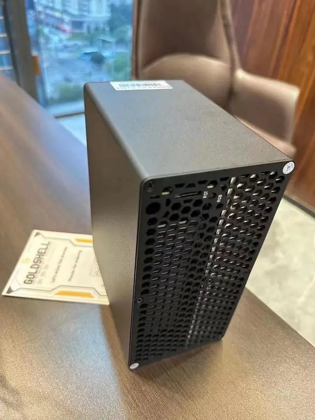 Alt view image 4 of 7 - New Gold shell Mini Doge III LTC&Doge Coin Miner 700MH/S 400W Doge Miner Good For Home Miner Box Without PSU Litecoin Miner Better Than Mini doge II