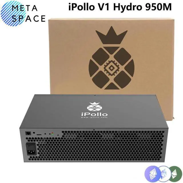 Alt view image 2 of 7 - New iPollo V1H Hydro 950MH/s 6G Memory 750W with PSU Ethash ETC Mining Crypto Asic ETC Miner V1 Hydro Apollo V1H Mute Home Miner