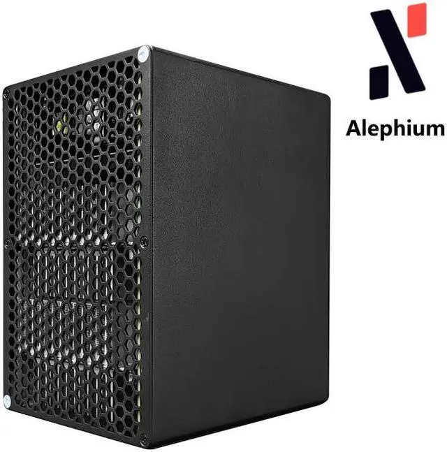 Alt view image 5 of 7 - New Gold shell AL Box II Plus 1TH/s 480W ALPH Miner ALEPHIUM Home Mining gold shell AL-BOX II + Miner ALPH Coin Gold shell ALPH Box