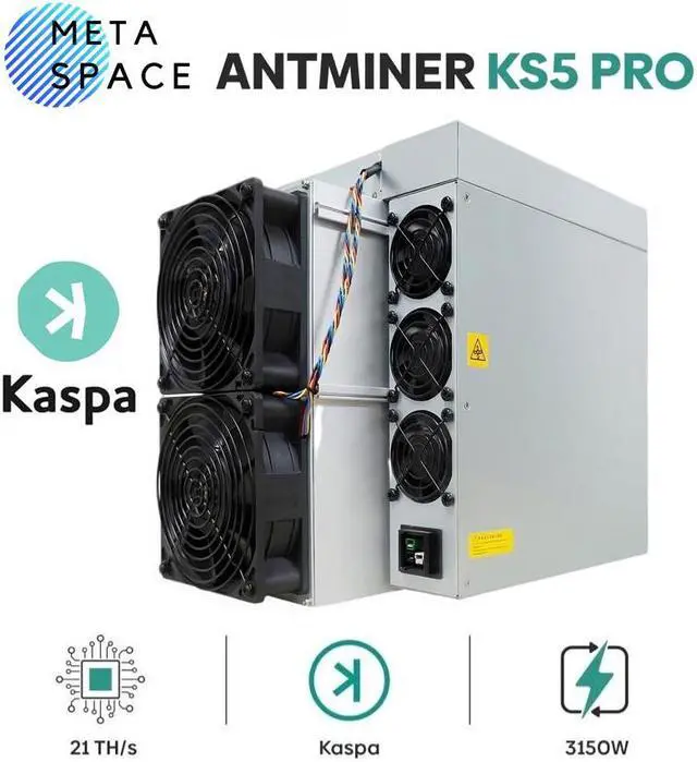 Main image of Antminer KS5pro 21TH/s 3150W Kaspa Miner Antminer KS5 Pro Best Powerful KAS Mining KS5 Pro Crypto KAS Miner KHeavyhash Mining Kaspa Miner Machine