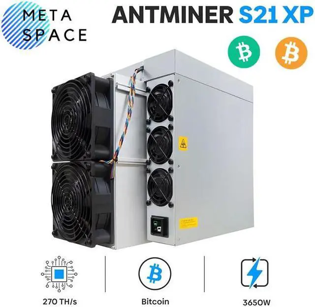 Main image of New Bitmain Antminer BTC Miner Antminer S21xp 270T 3645W Best Air Cooling Bitcoin Miner Better Than S21 XP Antminer S21 WhatsMiner M50