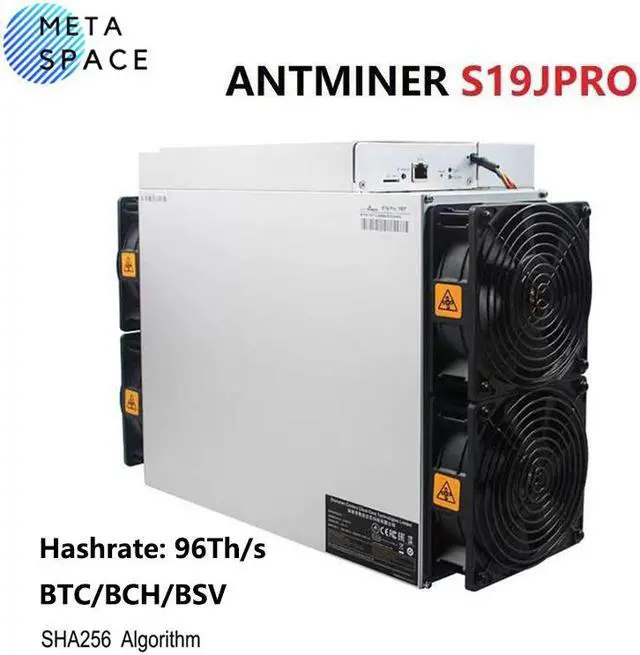 Main image of Bitmain Antminer S19J Pro 96TH/S 3050W Mining Machine SHA256 Algorithm Bitcoin ASIC Miner BTC BCH Than Antminer T19 S17 T17 T17+